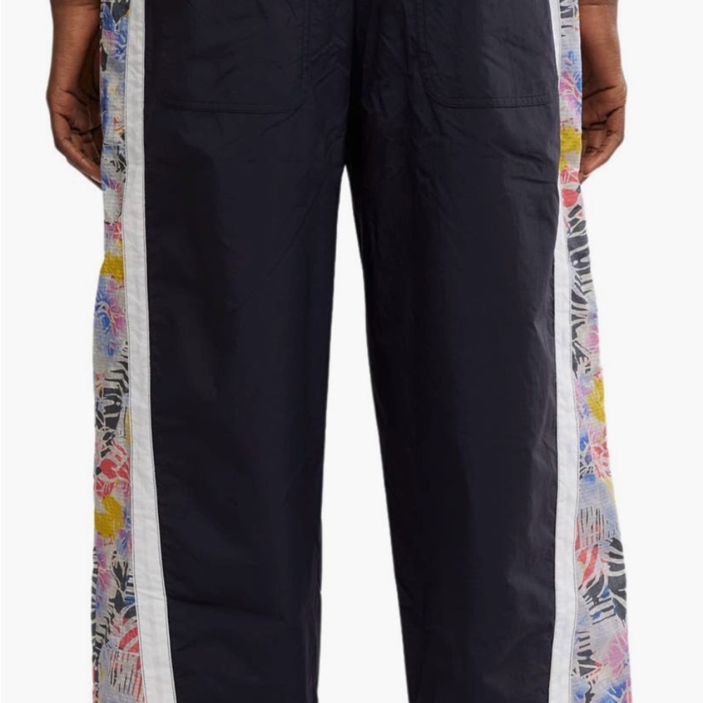 FREE PEOPLE💫 Mystic floral combo Pants with Colorful Side Panels - Picture 2 of 7